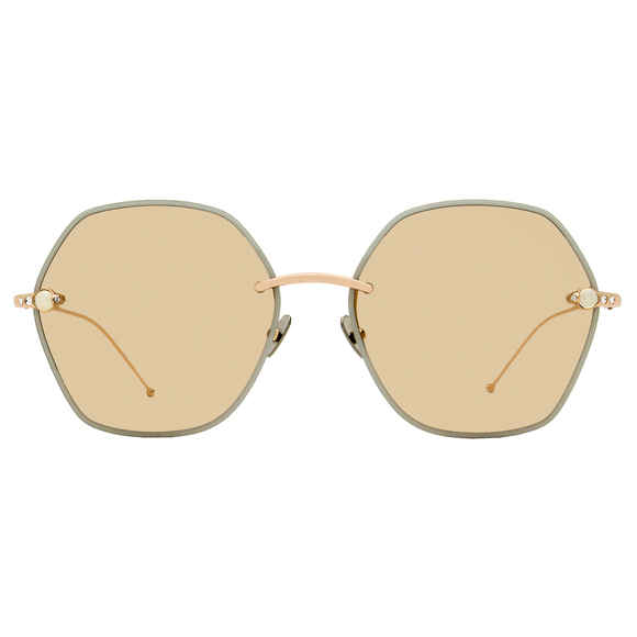 Pomellato Cabochon Sunglasses PM0091S 003 Gold 61mm main image 2